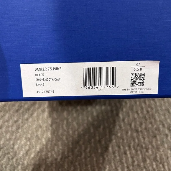 BNWT Stuart Weitzman Dancer 75 Pumps in Black - Size 6.5 - Picture 9 of 11